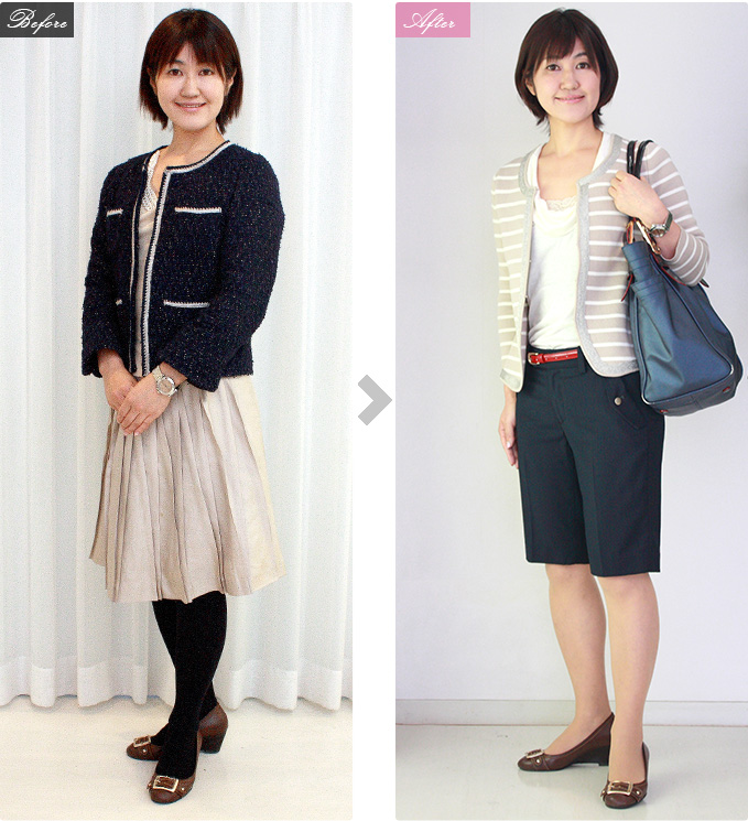 女性議員のファッションビフォー＆アフター｜フォースタイル 東京 ファッションコーディネート しだいで 女性は より美しくなる