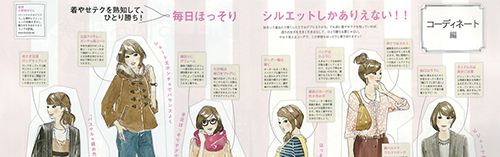 KADOKAWA社発刊のムックで代表久野が着痩せコーディネートページを監修しました